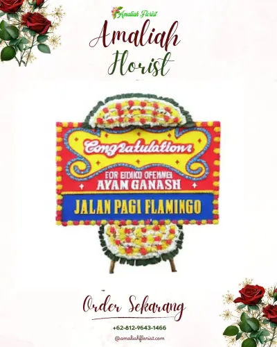 Bunga Papan Congratulation di Pasir Mulya
